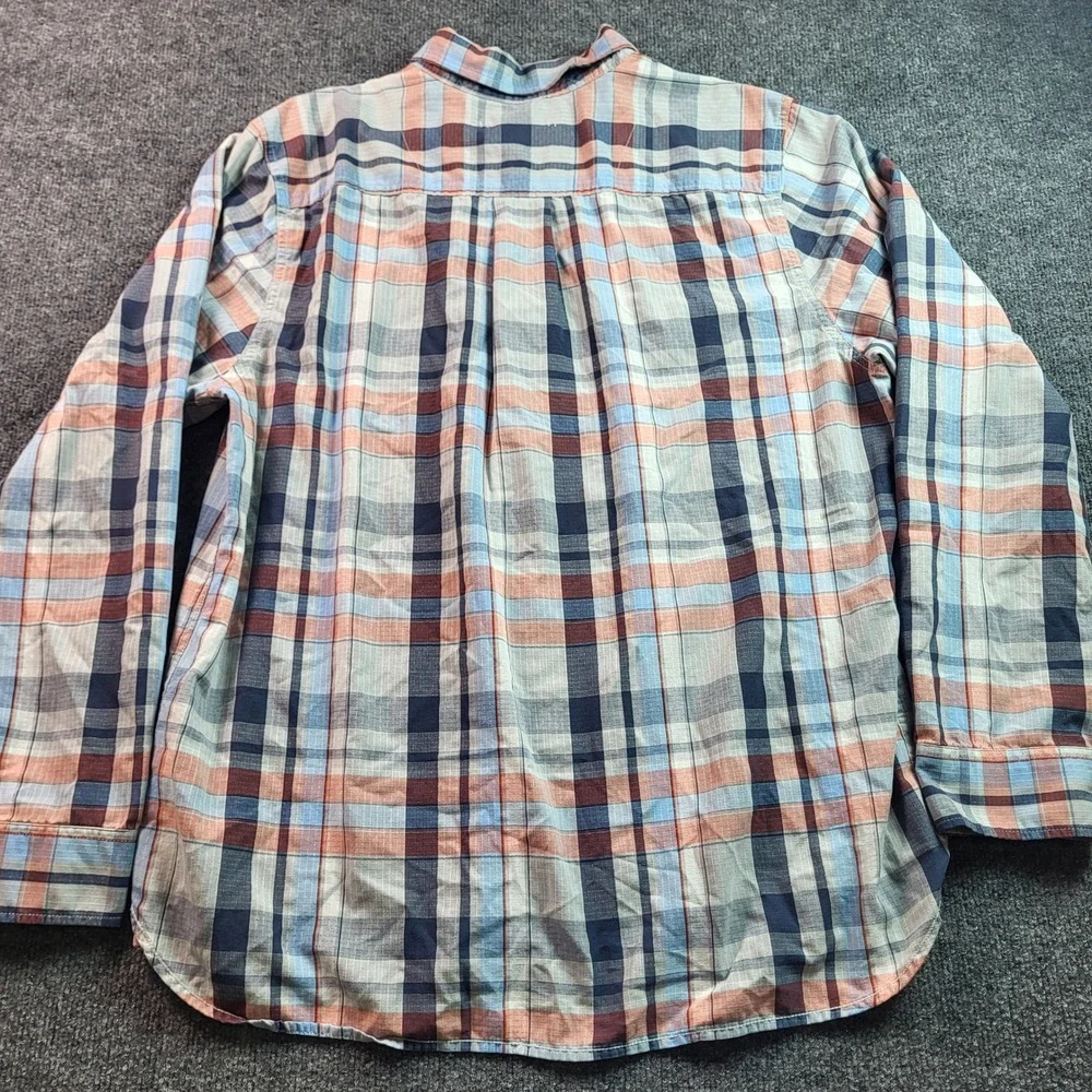 The North Face Mens XL/TG Plaid Button Up Long Sleeve Casual Shirt